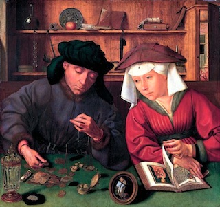 К. Массейс. Меняла с женой. 1514 г.